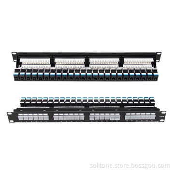24 Ports Cat5e Patch Panel, UTP, New Style